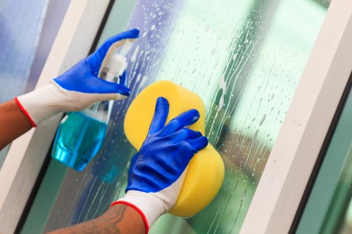 Professional carpet cleaning removing stains from flooring