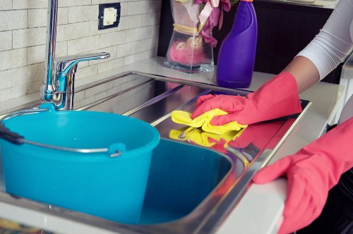 Kitchen and bathroom deep cleaning in a local E1 property