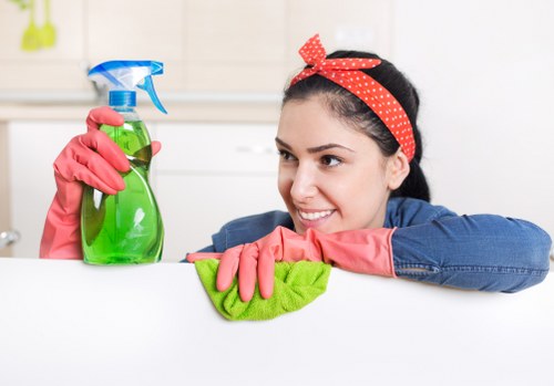 Supervisor reviewing a carpet cleaning complaint